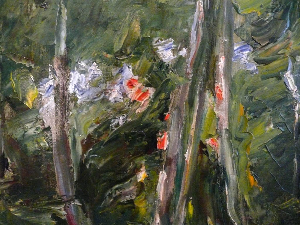 Nel giardino dell'artista